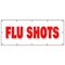 Signmission FLU SHOTS BANNER SIGN medical walk in clinic signs shot walk-in B-120 Flu Shots - alternate 1